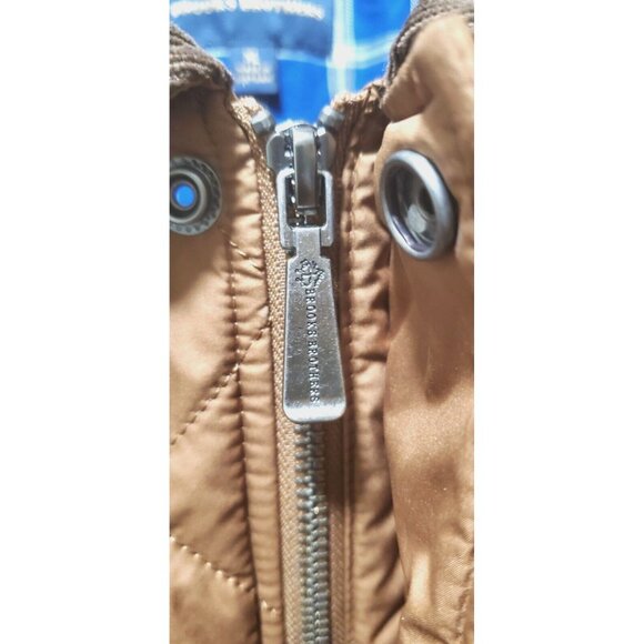 Brooks Brothers Diamond Quilted Bison Brown Jacket Men's XL - Picture 9 of 11